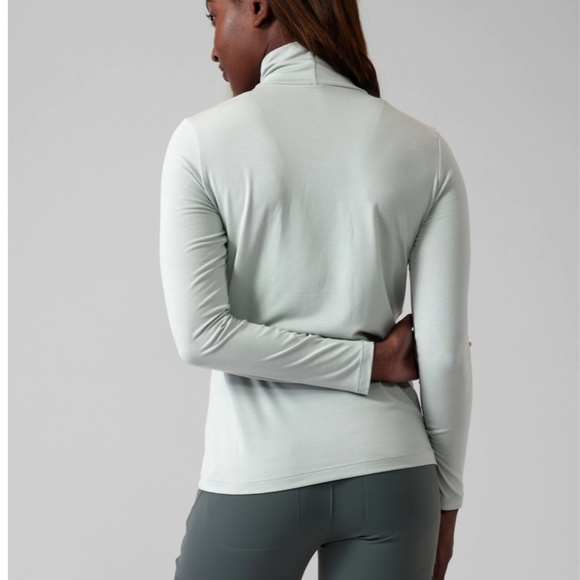 Athleta Turtleneck in Coast Grey - Picture 2 of 4